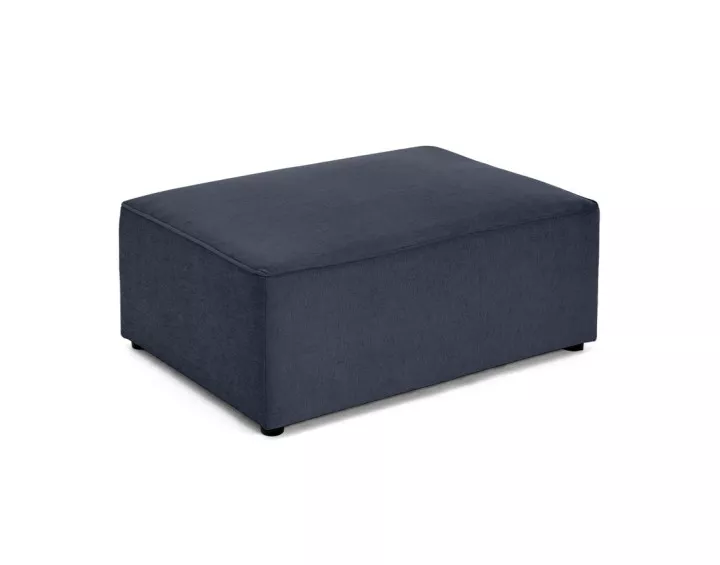 Pouf en tissu Topaze