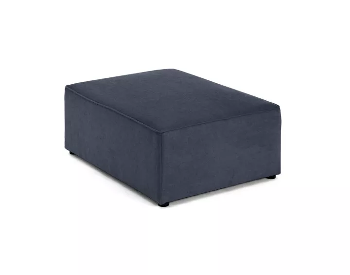 Pouf en tissu Topaze