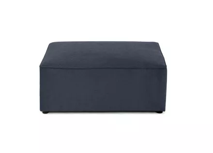 Pouf en tissu Topaze