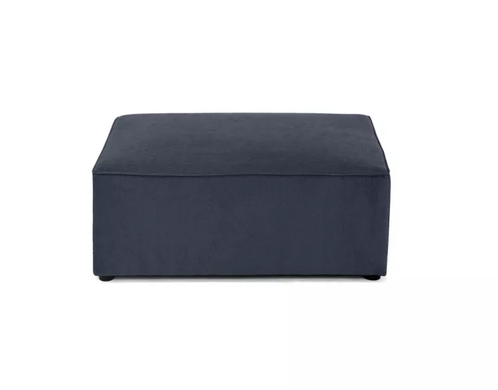 Pouf en tissu Topaze