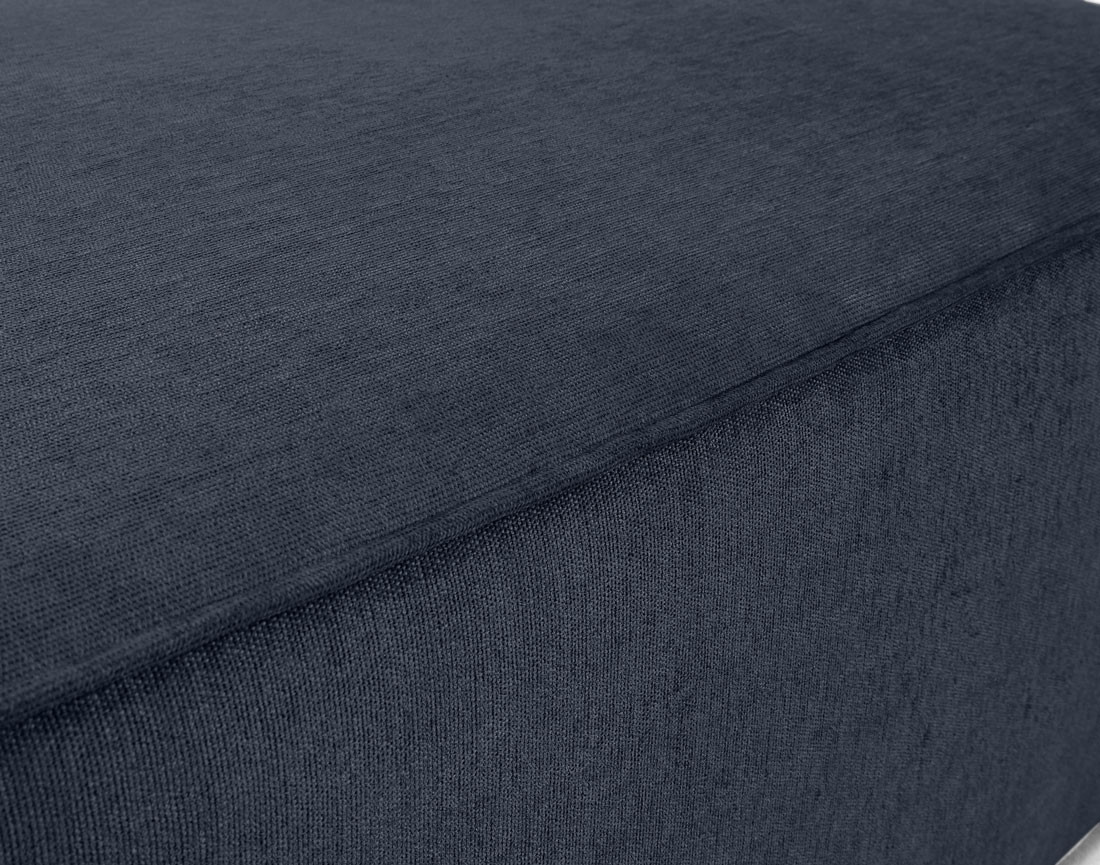 Pouf en tissu Topaze