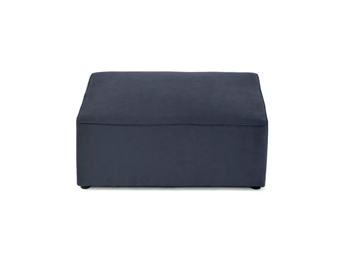 Pouf en tissu Topaze