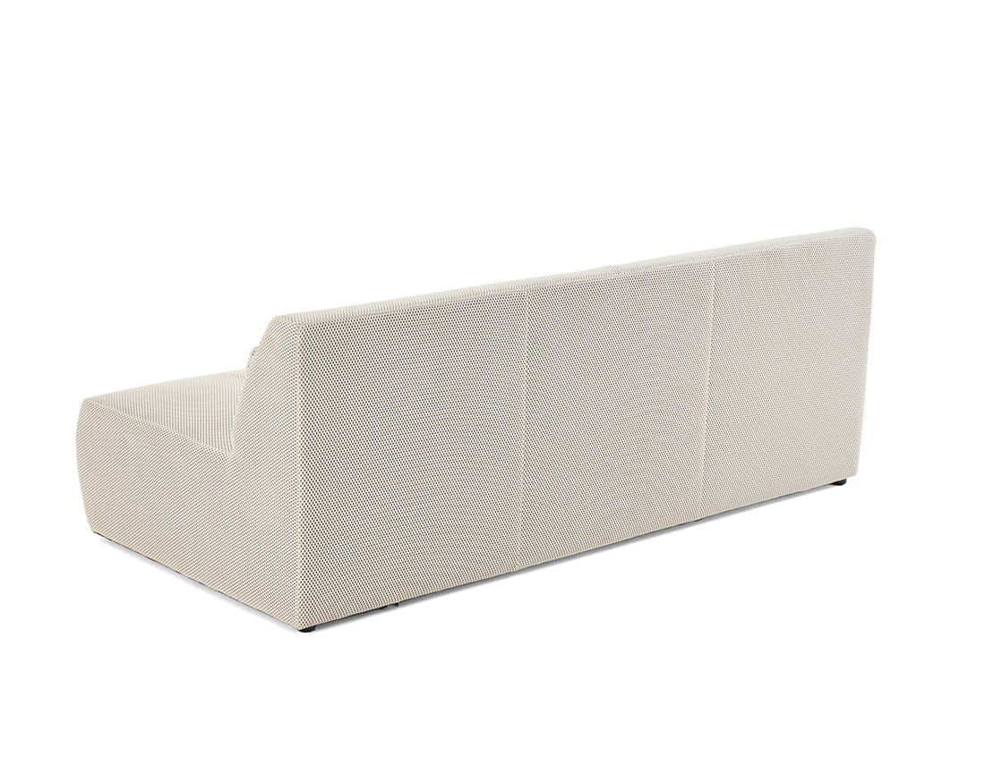 Canapé droit 3 places en tissu mailles 3D Onyx Canapé droit 3 places en tissu mailles 3D Onyx