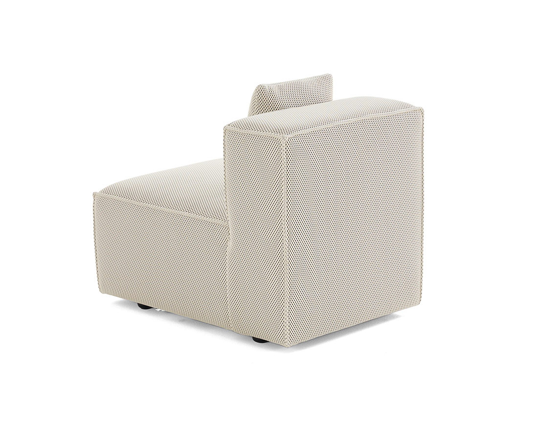 Module d'assise sans accoudoirs  en tissu mailles 3D Arty Module d'assise sans accoudoirs  en tissu mailles 3D Arty