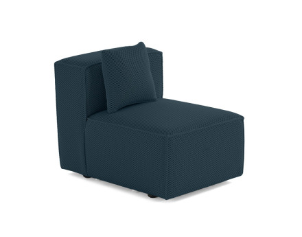 Module d'assise sans accoudoirs  en tissu mailles 3D Arty