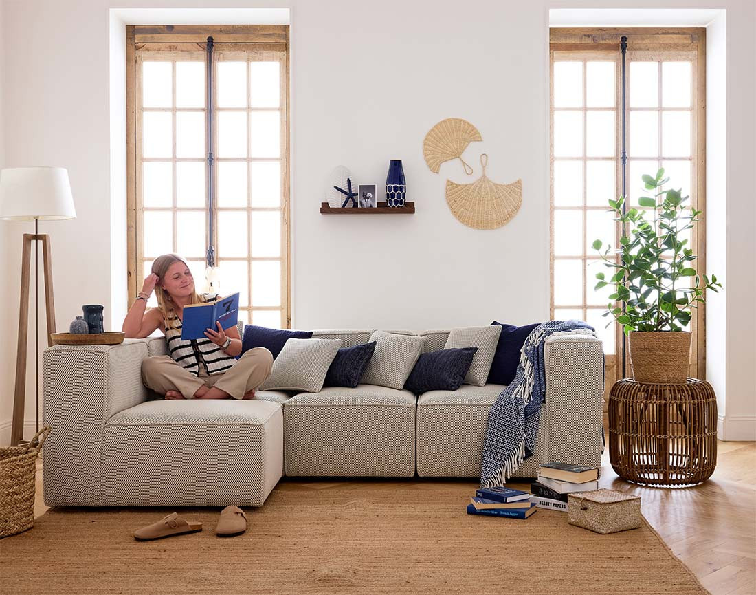 Module d'assise droit en tissu mailles 3D Arty Module d'assise droit en tissu mailles 3D Arty