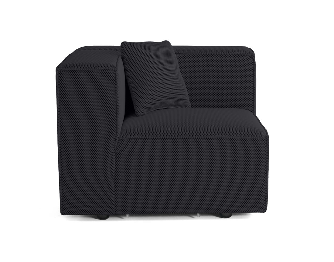 Module d'assise droit en tissu mailles 3D Arty Module d'assise droit en tissu mailles 3D Arty