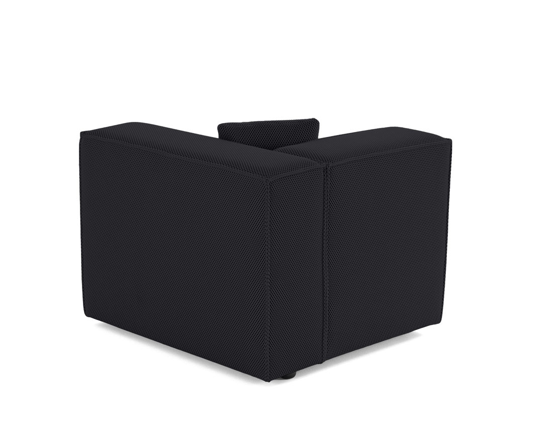 Module d'assise droit en tissu mailles 3D Arty Module d'assise droit en tissu mailles 3D Arty