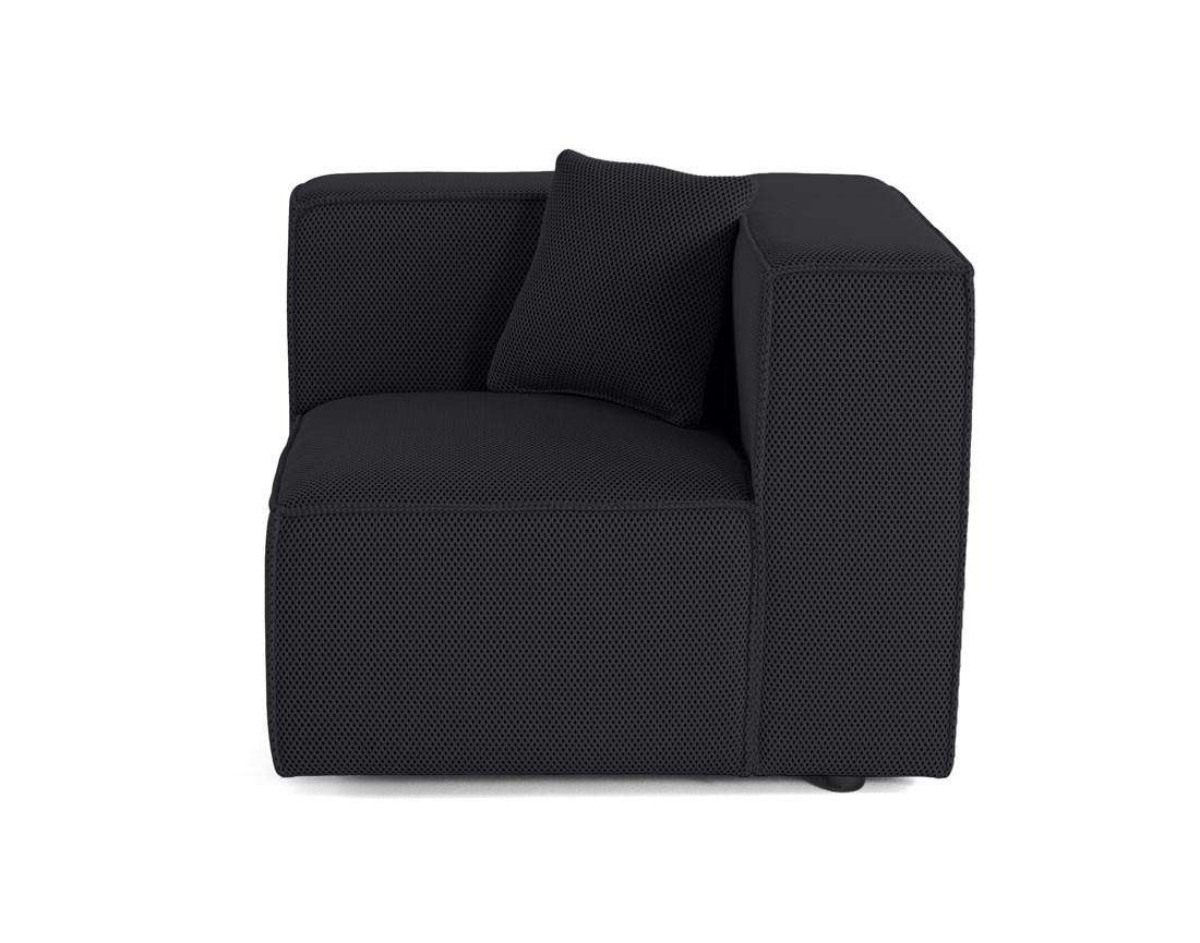 Module d'assise droit en tissu mailles 3D Arty Module d'assise droit en tissu mailles 3D Arty