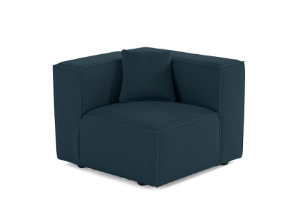 Module d'assise droit en tissu mailles 3D Arty