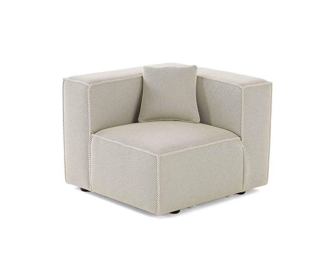 Module d'assise gauche en tissu mailles 3D Arty