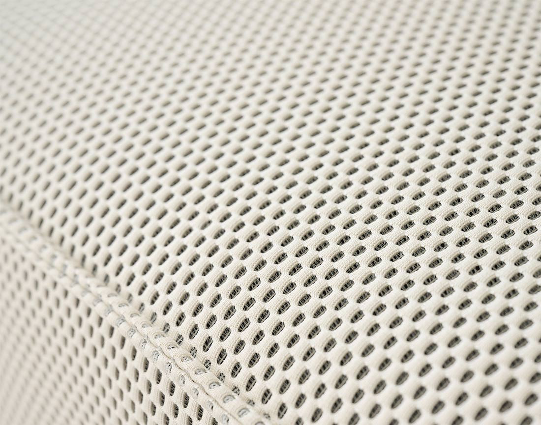 Module d'assise gauche en tissu mailles 3D Arty
