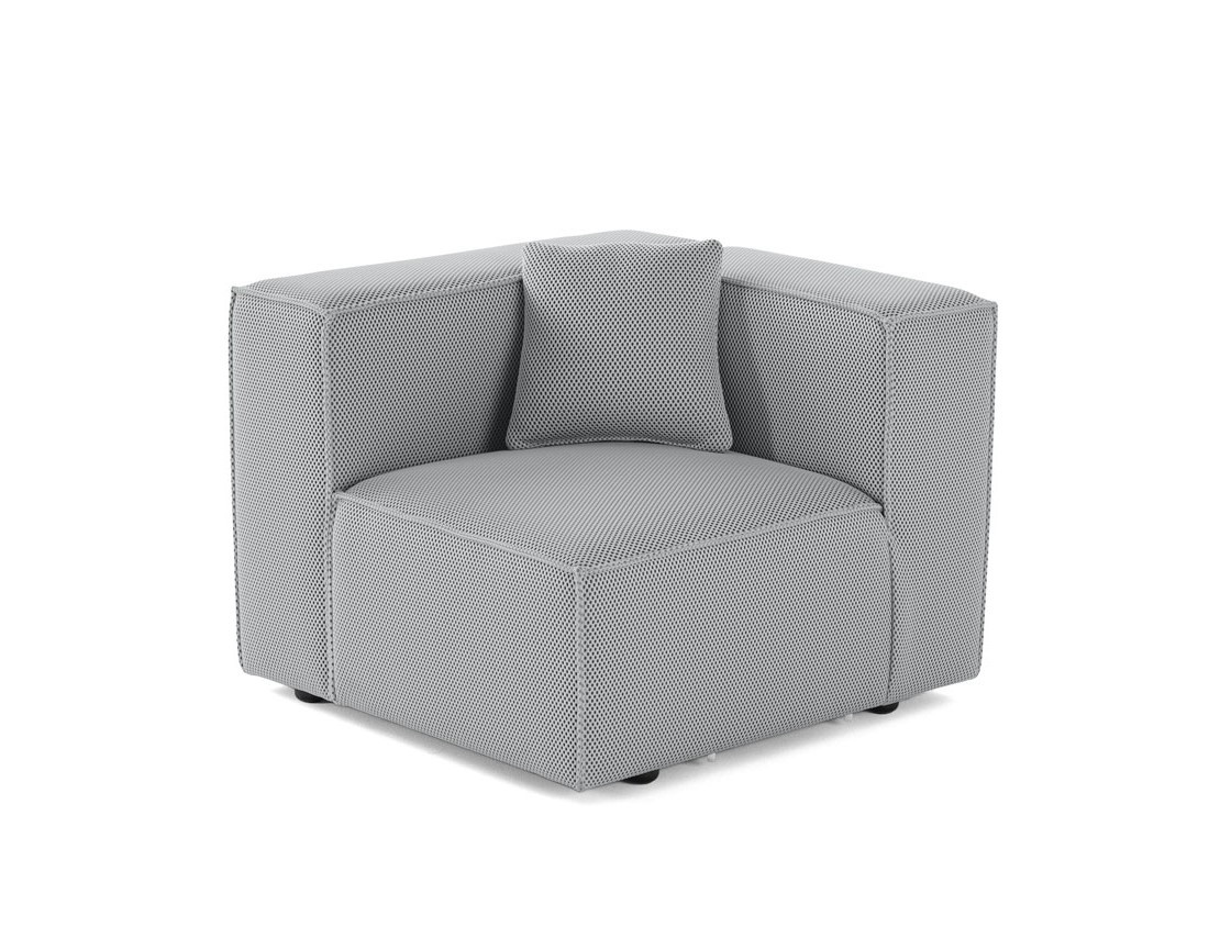 Module d'assise gauche en tissu mailles 3D Arty Module d'assise gauche en tissu mailles 3D Arty