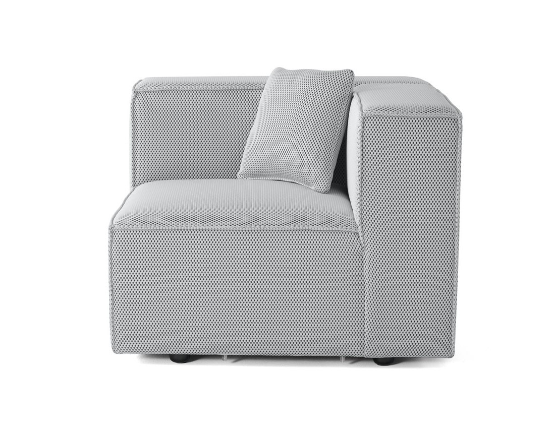 Module d'assise gauche en tissu mailles 3D Arty Module d'assise gauche en tissu mailles 3D Arty