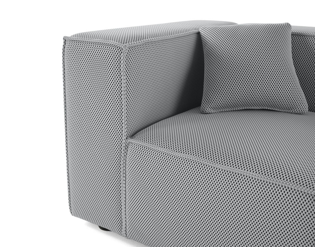 Module d'assise gauche en tissu mailles 3D Arty Module d'assise gauche en tissu mailles 3D Arty