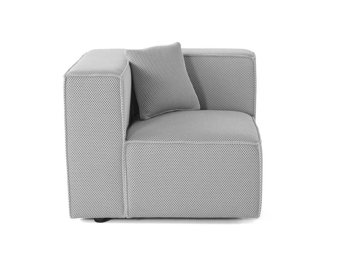 Module d'assise gauche en tissu mailles 3D Arty Module d'assise gauche en tissu mailles 3D Arty