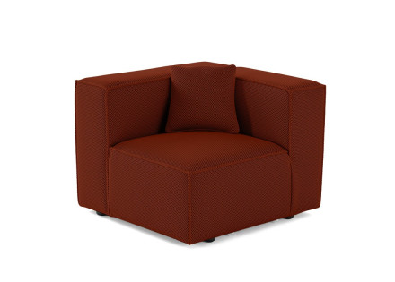 Module d'assise gauche en tissu mailles 3D Arty