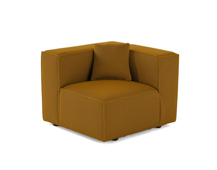 Module d'assise gauche en tissu mailles 3D Arty
