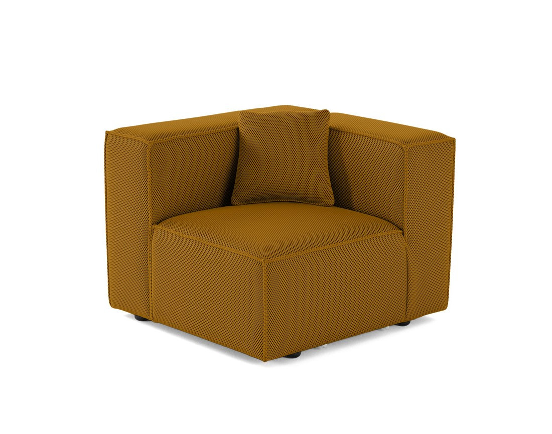 Module d'assise gauche en tissu mailles 3D Arty