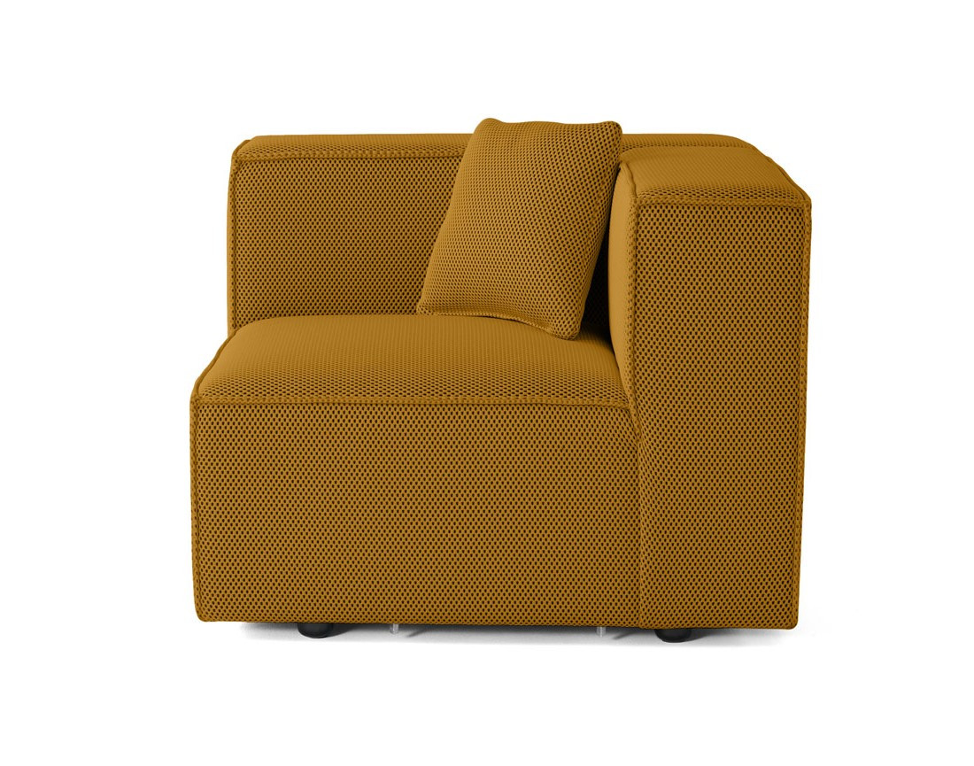 Module d'assise gauche en tissu mailles 3D Arty