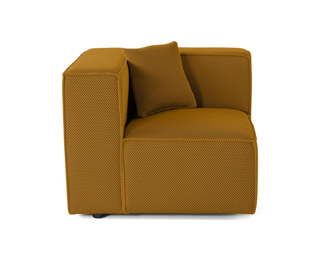 Module d'assise gauche en tissu mailles 3D Arty