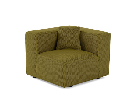 Module d'assise gauche en tissu mailles 3D Arty