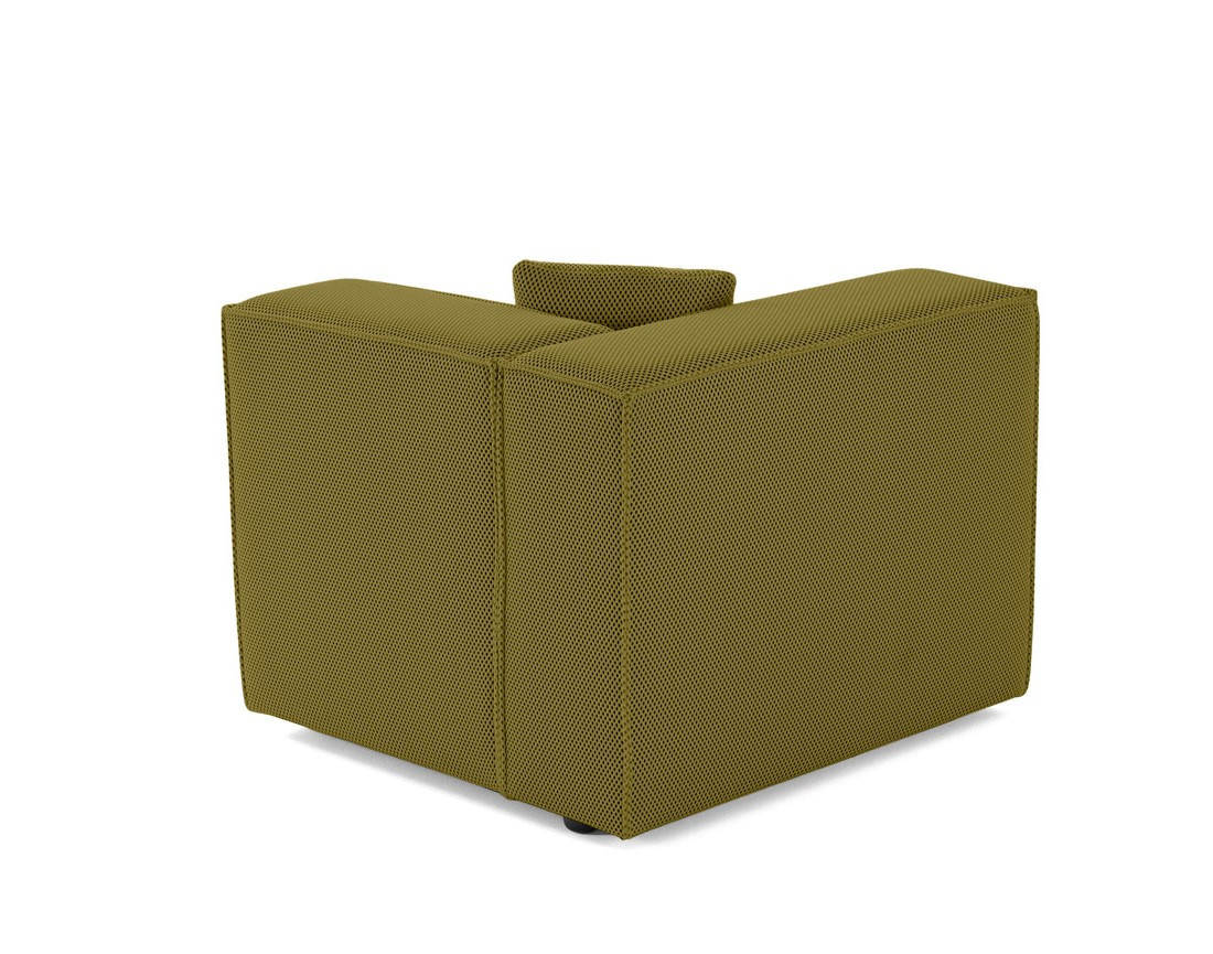 Module d'assise gauche en tissu mailles 3D Arty