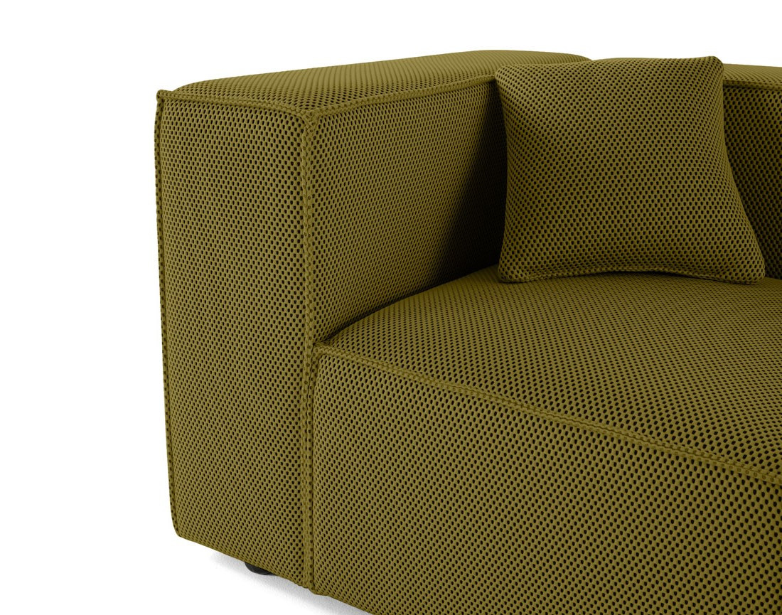 Module d'assise gauche en tissu mailles 3D Arty