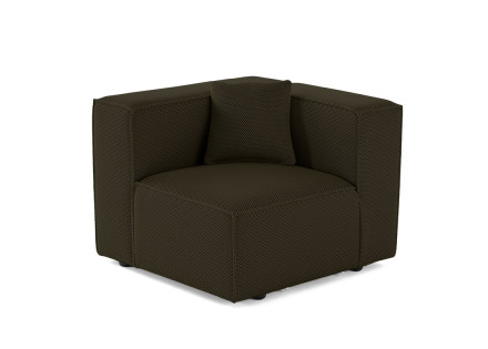 Module d'assise gauche en tissu mailles 3D Arty