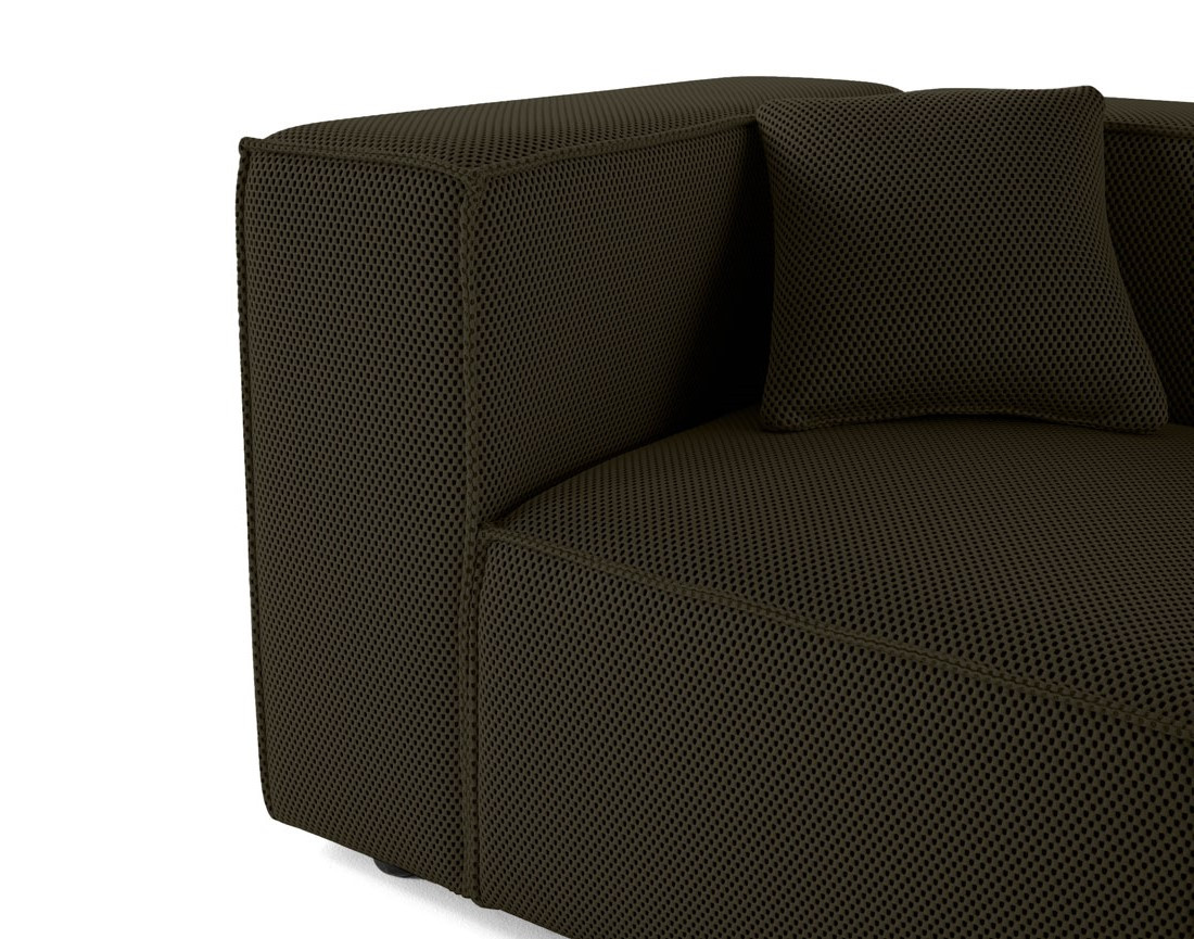 Module d'assise gauche en tissu mailles 3D Arty