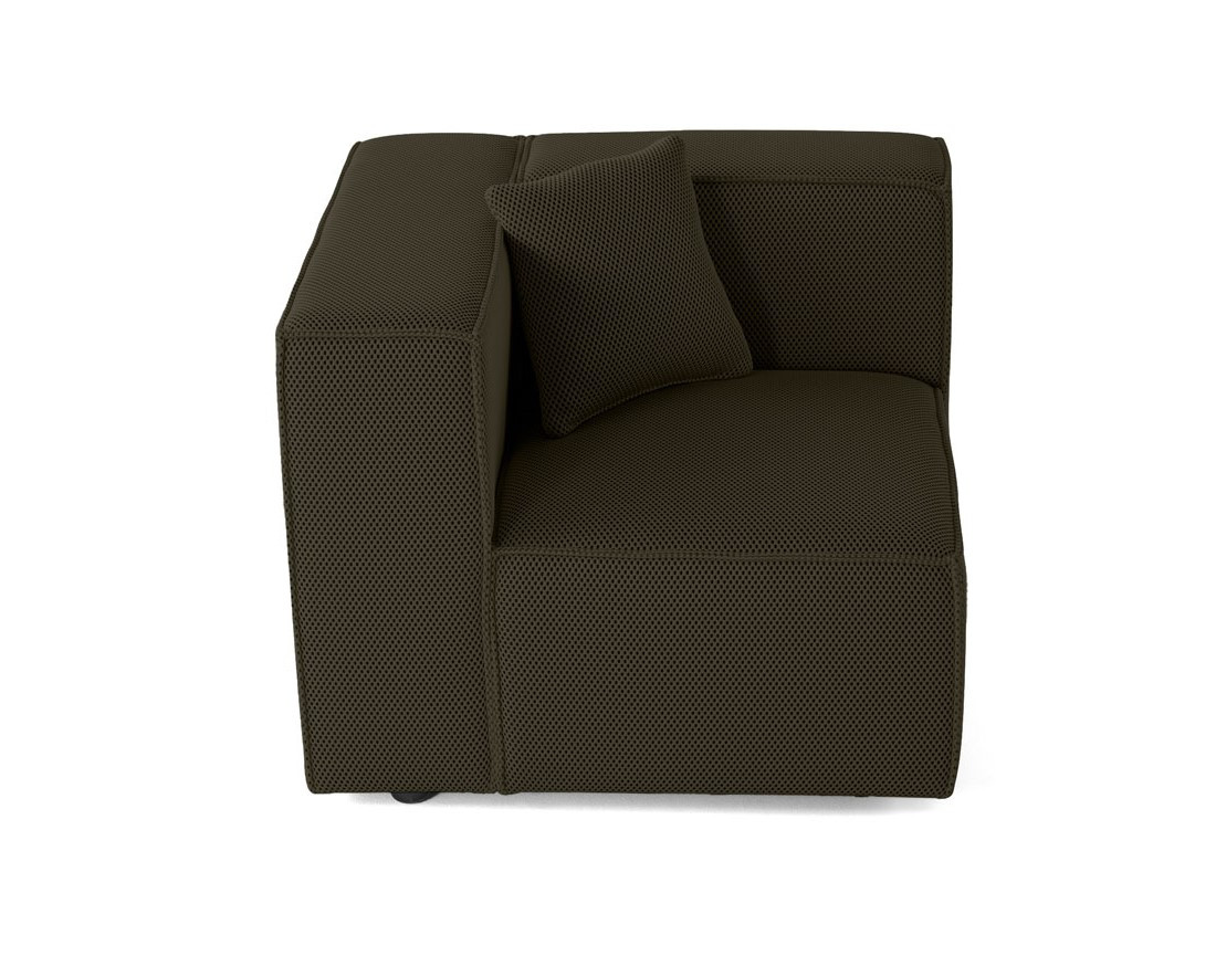 Module d'assise gauche en tissu mailles 3D Arty