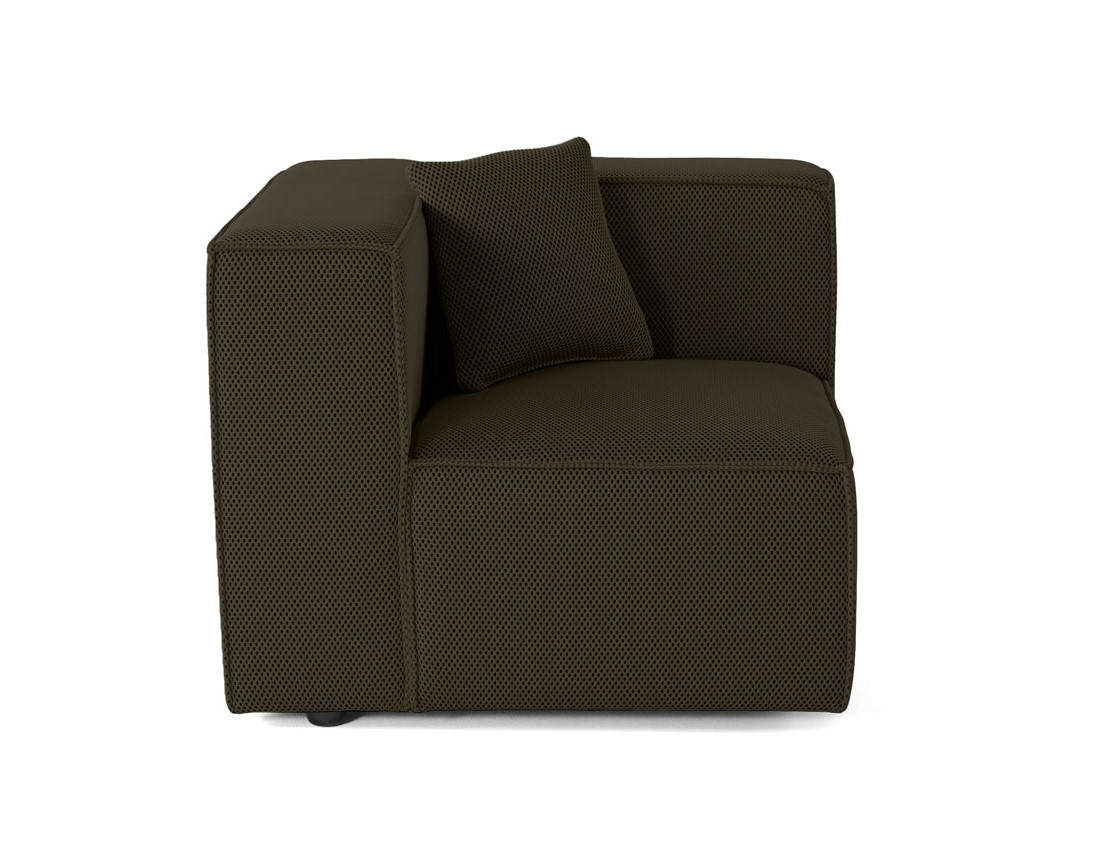 Module d'assise gauche en tissu mailles 3D Arty