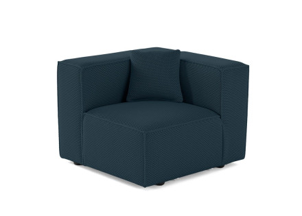 Module d'assise gauche en tissu mailles 3D Arty