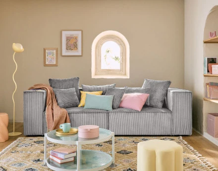 Canapé modulable droit 2...