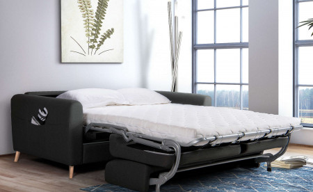 Timo - Canapé 3 places convertible - ouverture express - couchage quotidien - Scandinave Timo - Canapé 3 places convertible - ouverture express - couchage quotidien - Scandinave