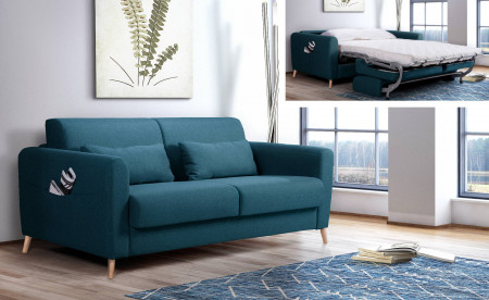 Timo - Canapé 3 places convertible - ouverture express - couchage quotidien - Scandinave Timo - Canapé 3 places convertible - ouverture express - couchage quotidien - Scandinave