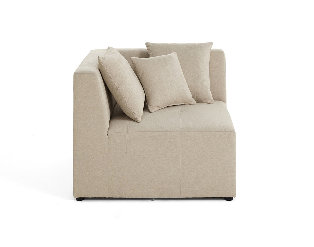 Module d'angle réversible en tissu Amalfi