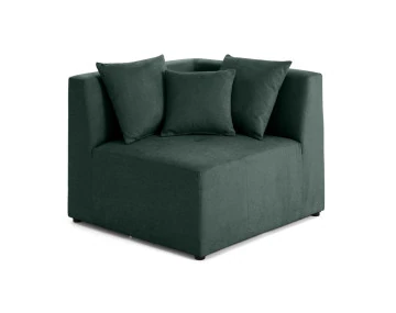 Module d'angle réversible en tissu Amalfi