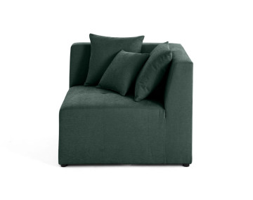 Module d'angle réversible en tissu Amalfi