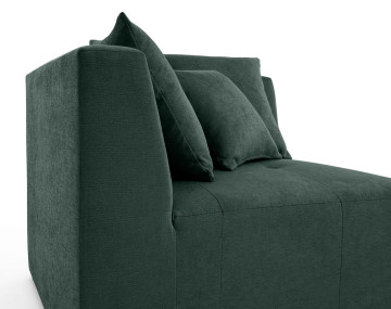 Module d'angle réversible en tissu Amalfi