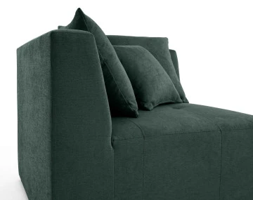 Module d'angle réversible en tissu Amalfi