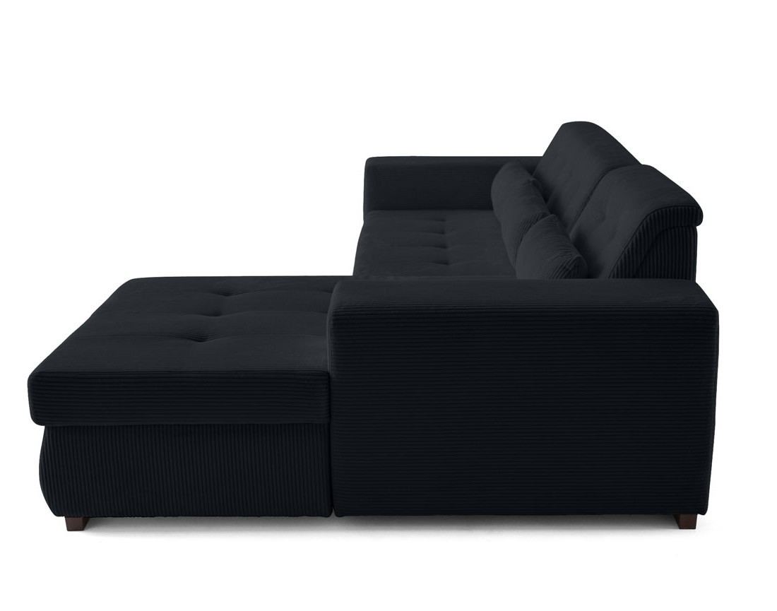 Canapé d'angle convertible Vermont 4 places avec coffre - angle droit Canapé d'angle convertible Vermont 4 places avec coffre - angle droit