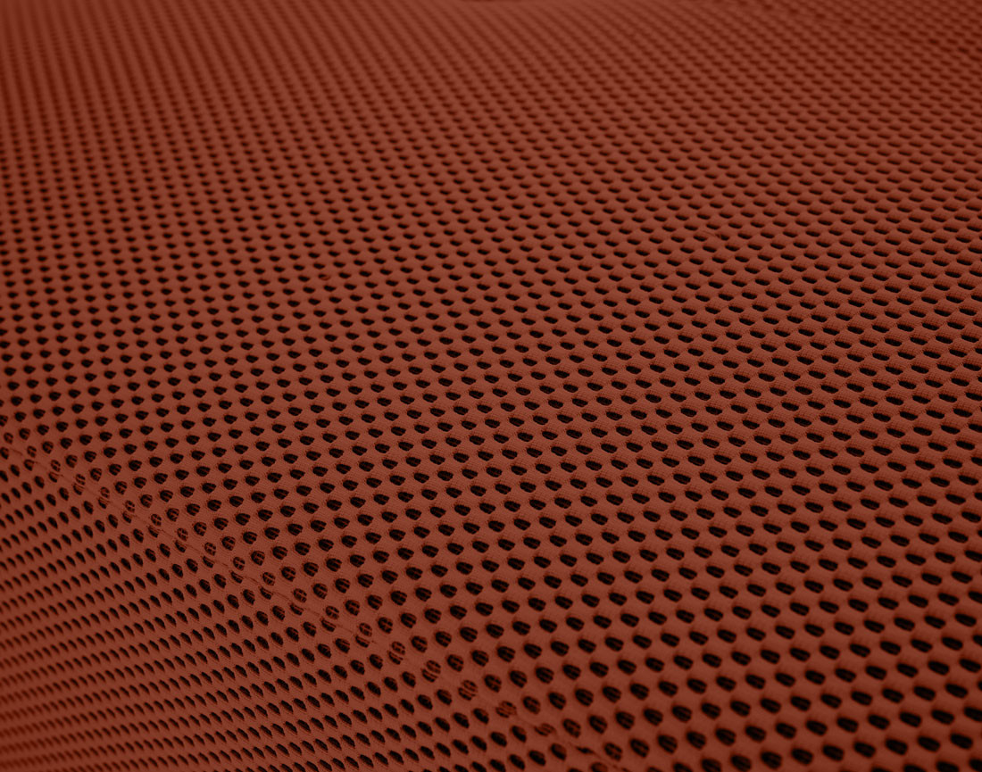 Canapé modulable d'angle droit 5 places en tissu mailles 3D Onyx