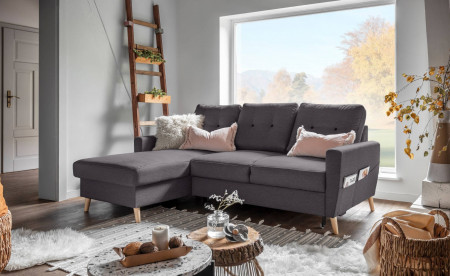 OSLO - Canapé d'angle gauche convertible - 225x147x86cm OSLO - Canapé d'angle gauche convertible - 225x147x86cm