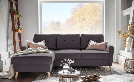 OSLO - Canapé d'angle gauche convertible - 225x147x86cm OSLO - Canapé d'angle gauche convertible - 225x147x86cm