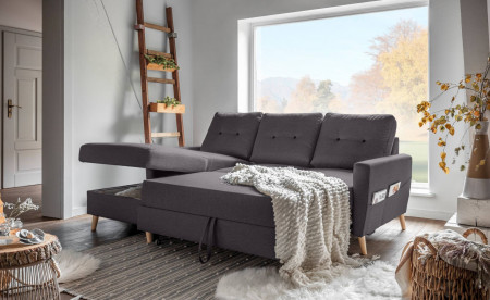 OSLO - Canapé d'angle gauche convertible - 225x147x86cm OSLO - Canapé d'angle gauche convertible - 225x147x86cm