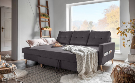 OSLO - Canapé d'angle gauche convertible - 225x147x86cm OSLO - Canapé d'angle gauche convertible - 225x147x86cm