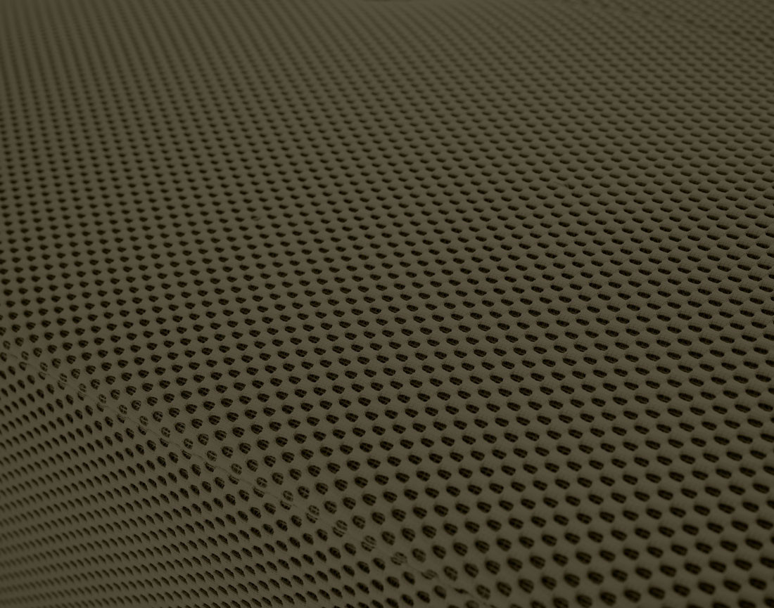 Canapé panoramique modulable d'angle gauche 7 places en tissu mailles 3D Onyx