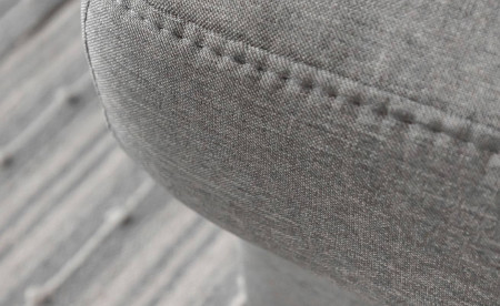 OSLO - Canapé d'angle droite convertible - Gris clair - 225x147x86cm OSLO - Canapé d'angle droite convertible - Gris clair - 225x147x86cm