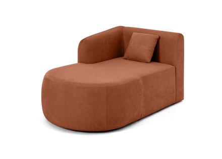 Module d'assise méridienne gauche - en tissu